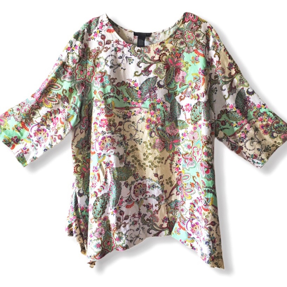 Grace Elements Women Linen Tunic  3X